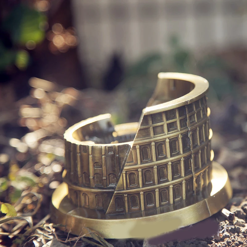 Useber Римский колоссиум модельные металлические изделия Античная архитектурная моделирующая пепельница для