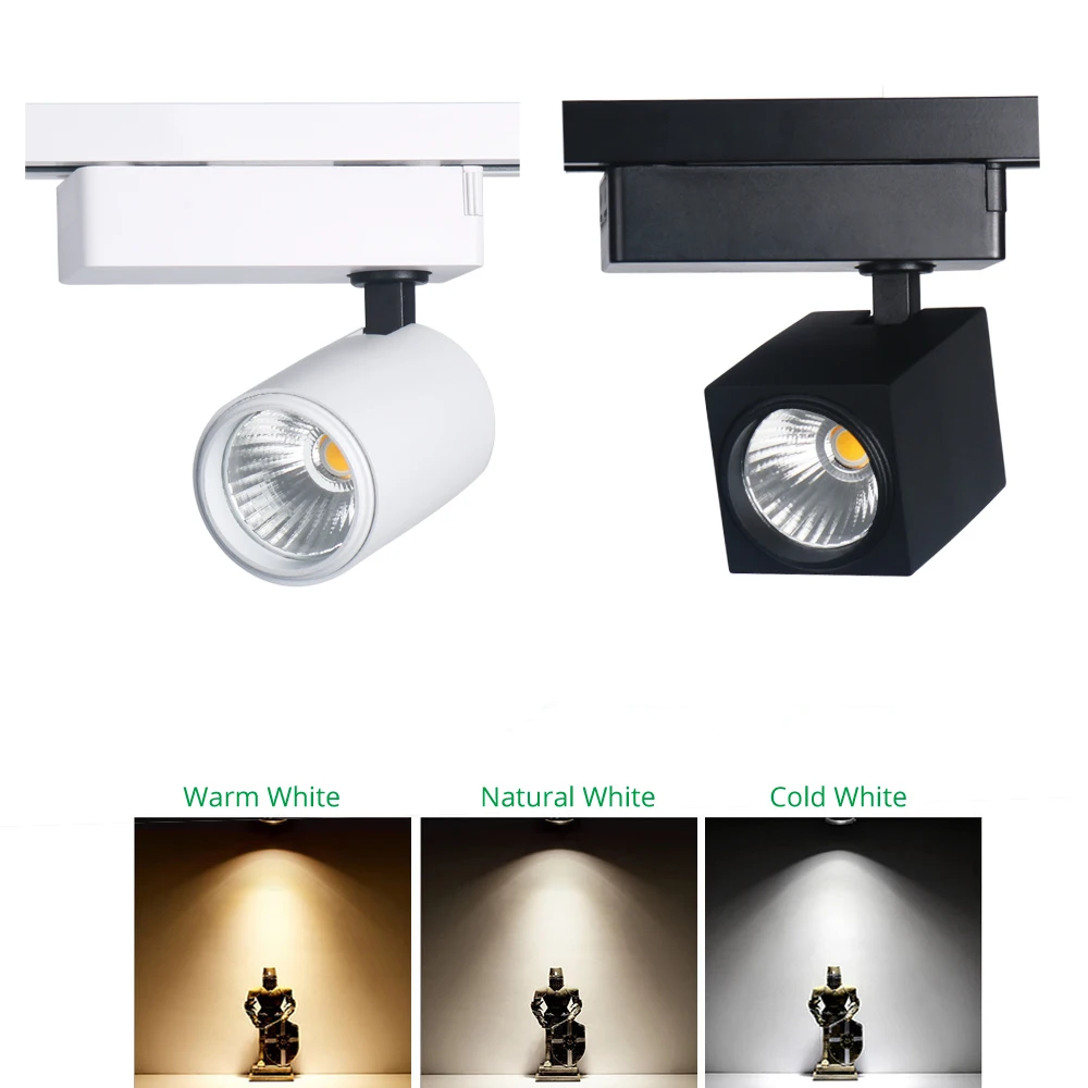 Светодиодный Трековый Светильник направленного света s 12W CREE потолочный