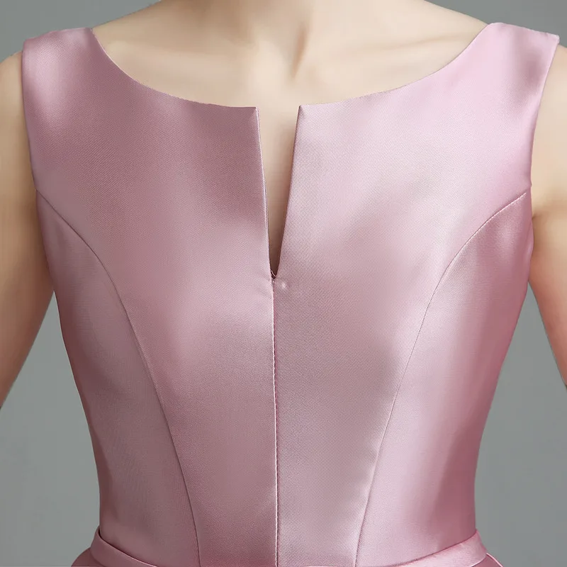 Платье для выпускного вечера es Vestidos De gala платье новый стиль совок шеи розовый
