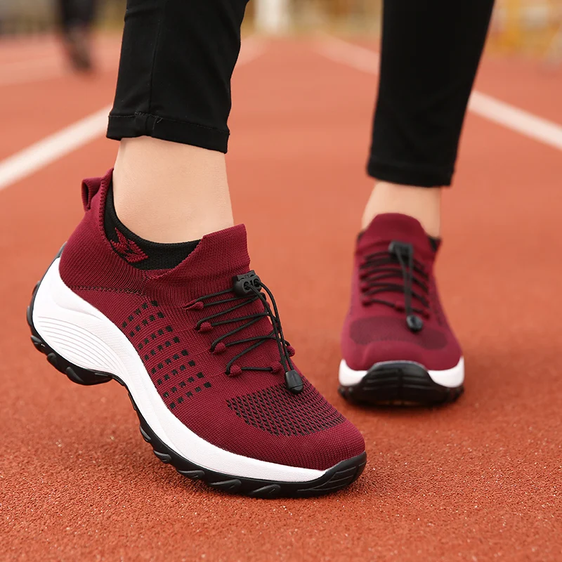 Осенняя обувь на платформе Женская повседневная Basket Tenis Feminino Сетчатые кроссовки