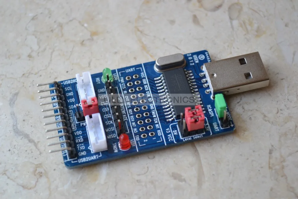 Все в одном: последовательный адаптер USB к SPI/I2C/IIC/UART/TTL/ISP | Освещение