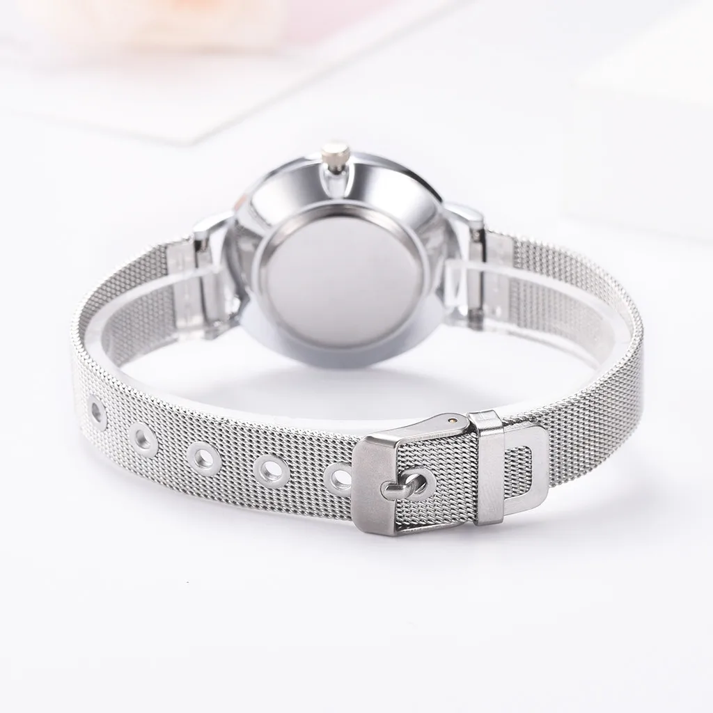 Женские кварцевые часы с циферблатом из сплава повседневные Reloj de dama Wd3 новинка