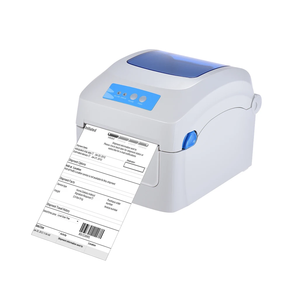 Высококачественный тепловой принтер штрихкода 1D 2D QR штрих-код адрес E-Waybill принтер для термобумаги шириной от 20 до 120 мм
