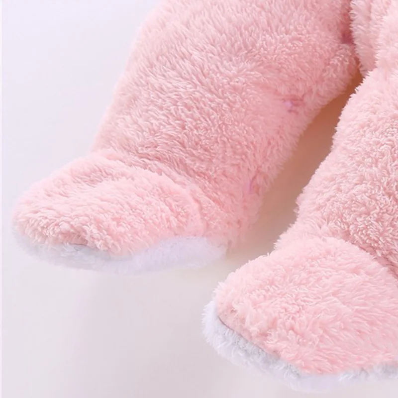 Зимняя одежда с капюшоном для новорожденных теплая верхняя мальчиков и девочек