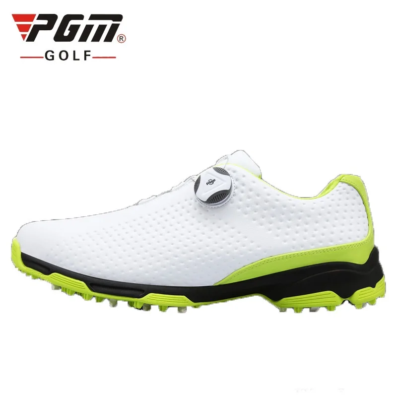 PGM Sneakers Sports Golf Shoes Men Waterproof Non-Slip Swivel Double Patent Rotating Shoelaces 3D Printing Shoes A958