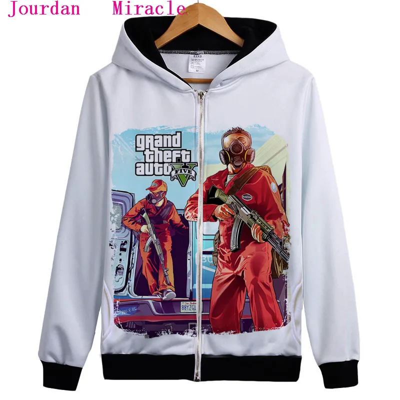 Grand theft auto gta gta5 толстовка с капюшоном grand V ps4 игровая тонким флис на молнии куртка