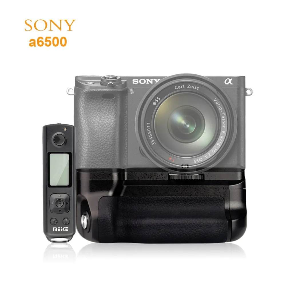 Оригинальный Вертикальный Аккумулятор Meike для фотосъемки ручка Фотоаппарата Sony