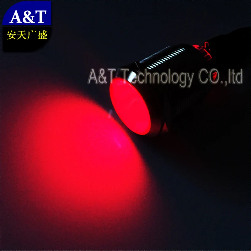 Металл Кнопка С Фиксацией НА Красный ВНЕ Синий Двойной Светодиодной Цвет 12 В 24