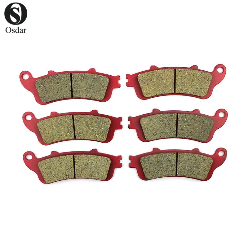 Мото углеродная керамическая тормозная колодка передняя + задняя для HONDA NRX 1800 04-05