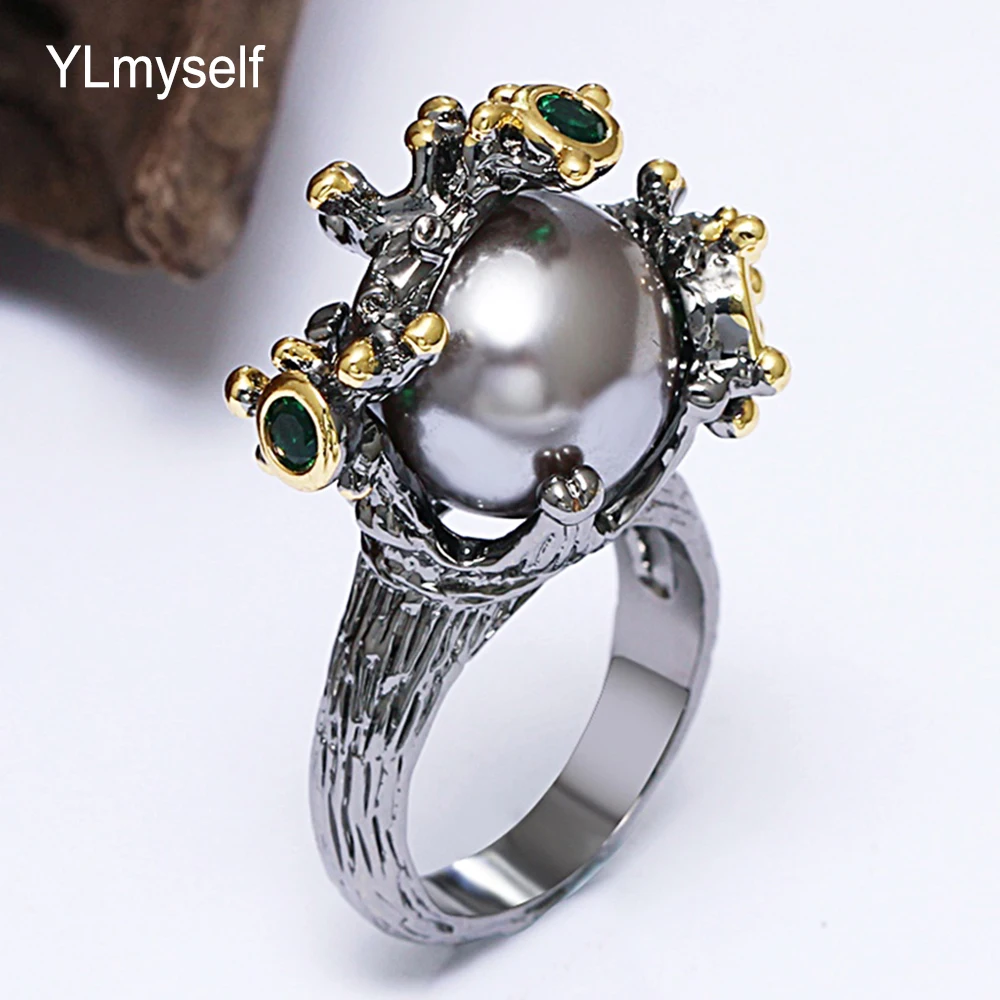 Новинка необычный уникальный дизайн Неоготические кольца двухцветная тарелка