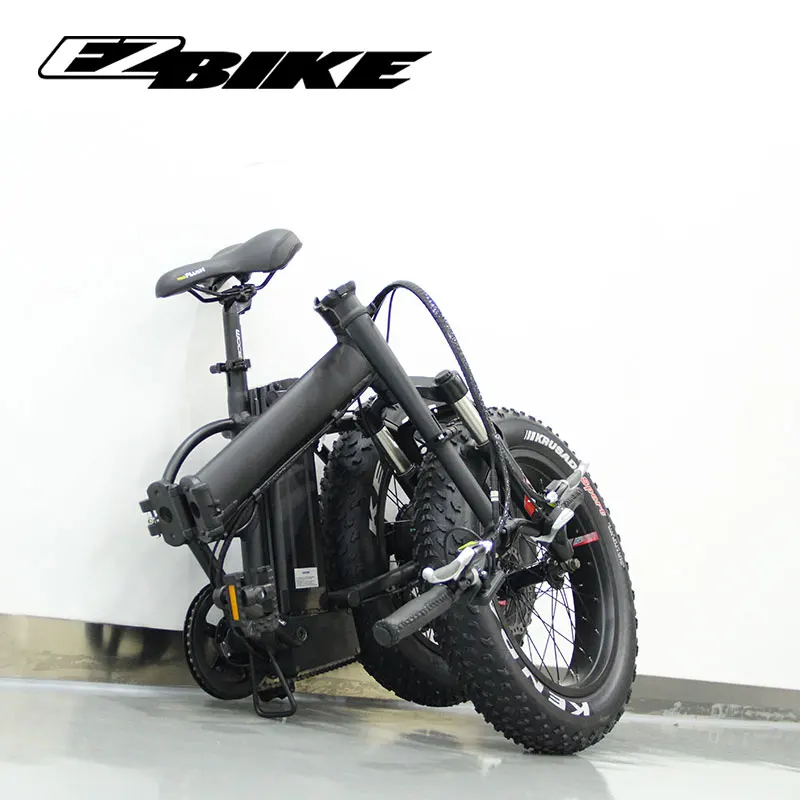 EZBIKE Смарт складной электрический велосипед мини-Электрический велосипед 48 В литиевая батарея город EBike мощный горный велосипед