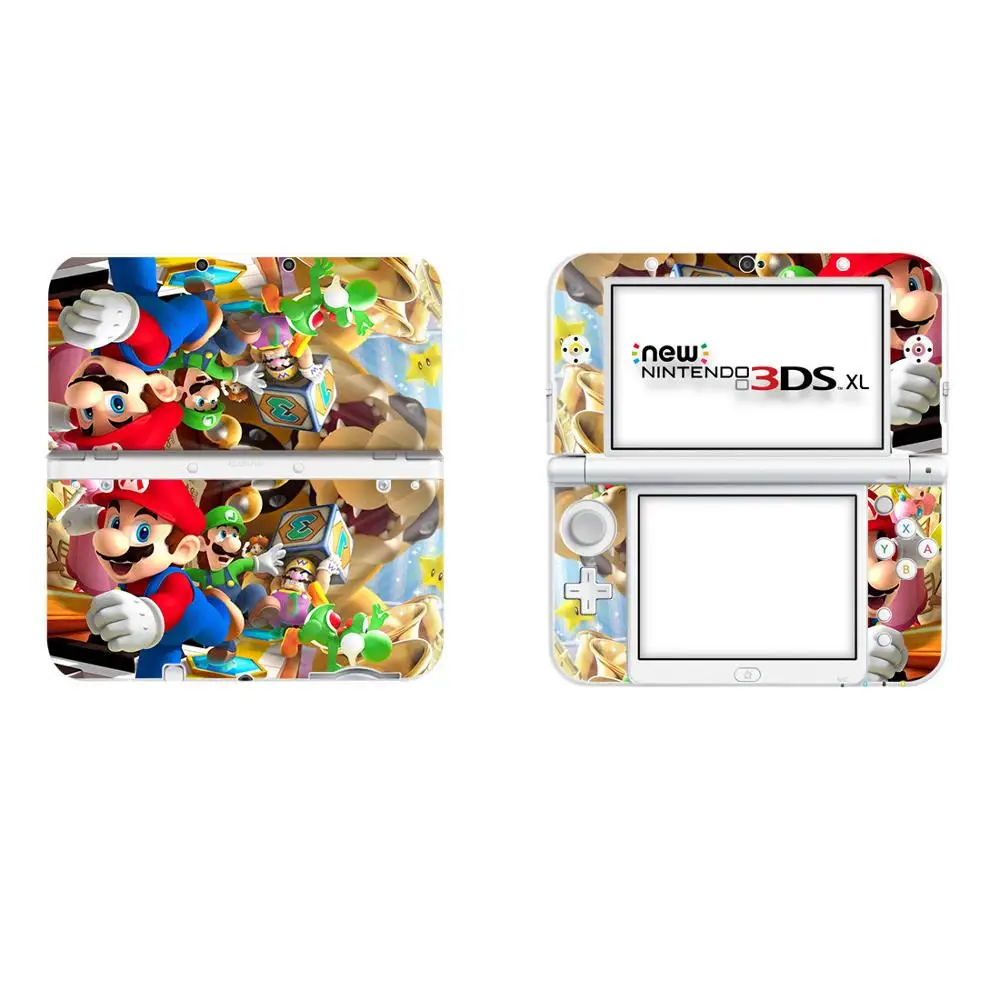 Супер Марио виниловый чехол наклейка Кожа Наклейка для новых 3DS XL LL скины стикер s