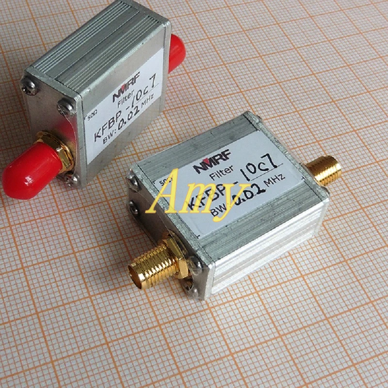 10 7 МГц коаксиальный кристаллический фильтр SMA интерфейс IF полоса пропускания кГц