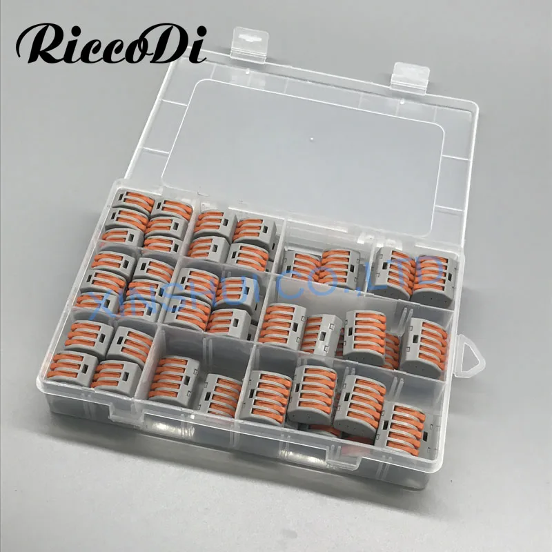 Универсальный Компактный соединитель проводки 5P Клеммная колодка с рычагом AWG