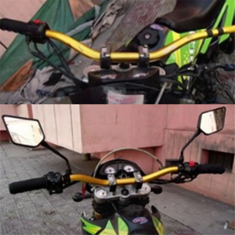 Мотоциклетные Рули черные/красные/Золотые/синие/серебряные 7/8 дюйма 22 мм 28 ручка