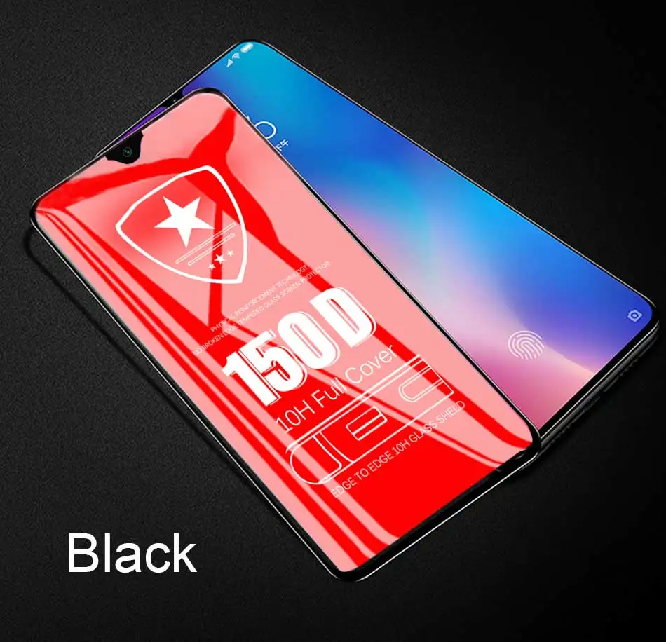 150D Полное покрытие экрана Защитное стекло для Xiaomi Redmi Note 7 5 6 Pro 4X Защитное стекло для Xiaomi Redmi 6 6A 7 стекло