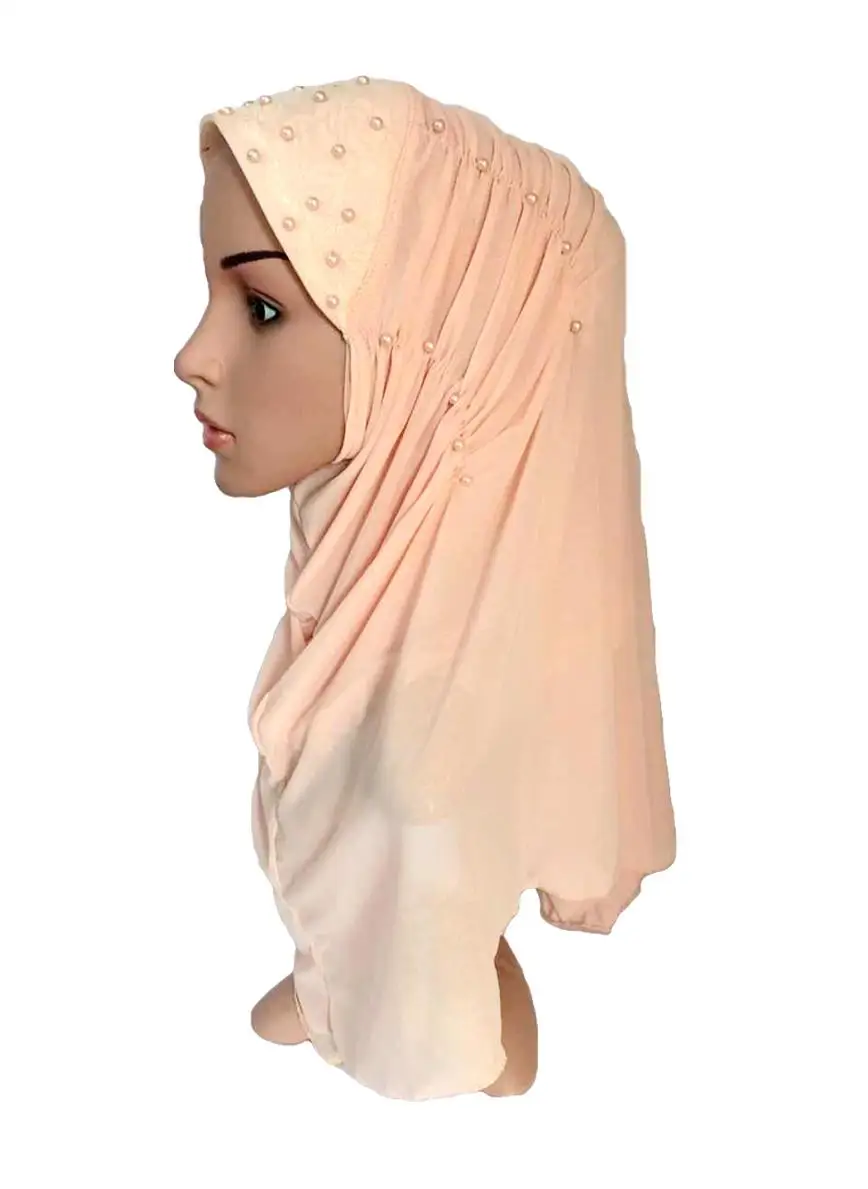 12 шт. Женский мусульманский головной платок хиджаб внутренняя Кепка шаль шарф