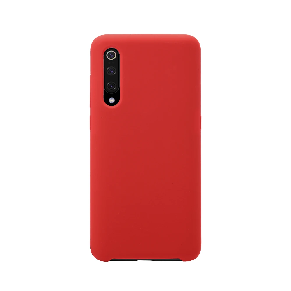Красный Официальный жидкий силиконовый чехол ярких цветов для Xiao mi Red mi S2 4X5 5A 6A Note 4X mi 6 8 9, полностью защитный резиновый чехол для мобильного телефона - Цвет: Красный