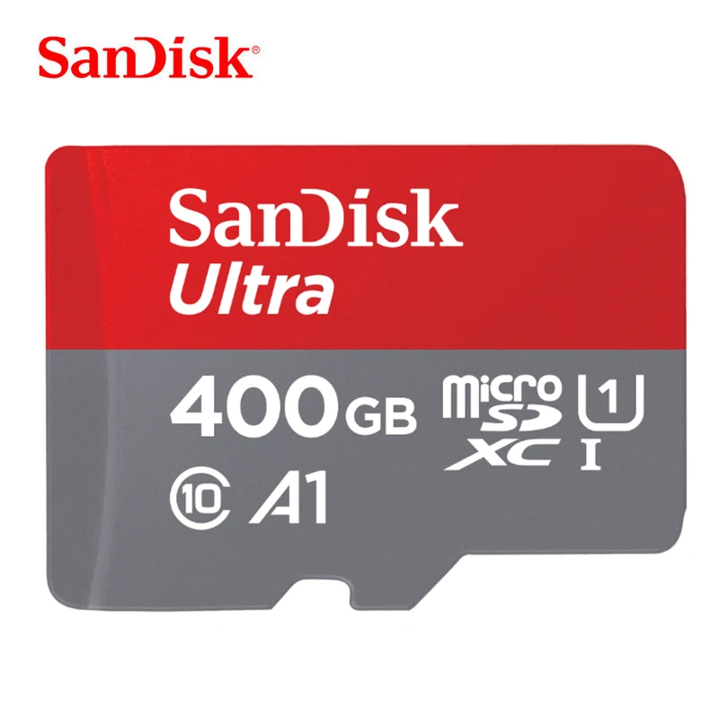 Карта памяти SanDisk MicroSD 64 Гб 128 ГБ, флеш-карта памяти 16 ГБ 32 ГБ U1/U3 C10, TF карта 200 ГБ 256 ГБ UHS-I A1/A2 V30 SDXC 400 гб 4K Full HD