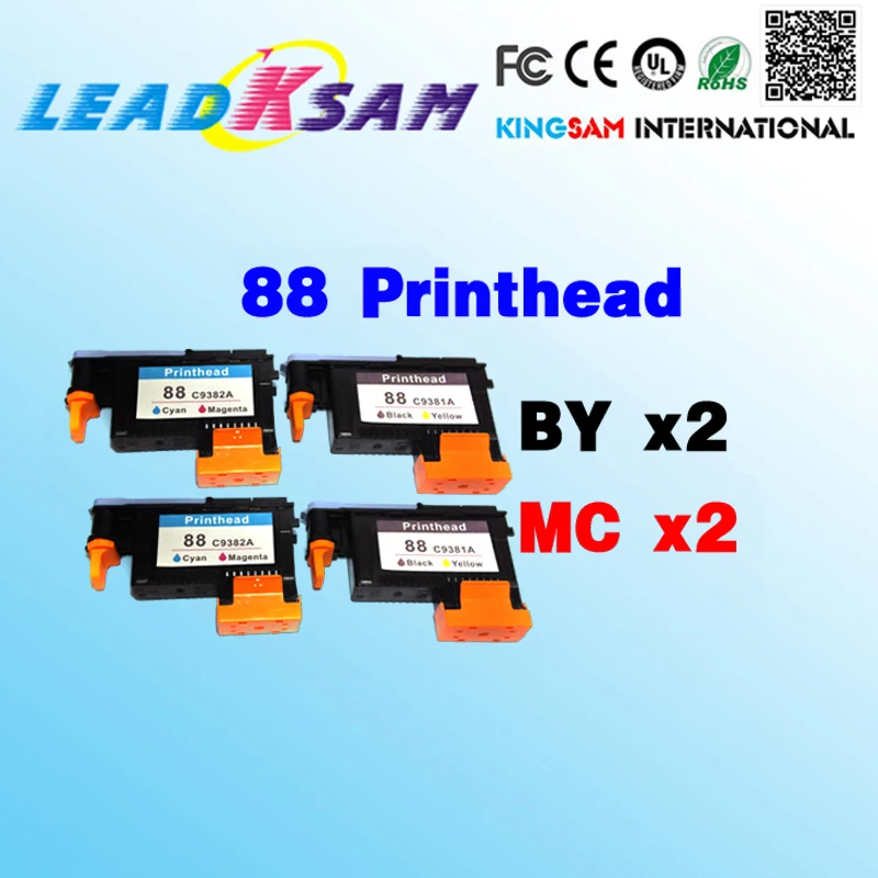 Печатающая головка C9381A C9382A для принтера 88 Officejet Pro K550 K550dtn K550dtwn K5400dn K8600 L7580 L7590 2