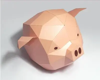 21 3D Маска для животных Pikach Gundam DIY вечерние бумажные маски для Хэллоуина с украшением на день рождения Детские аксессуары для украшения дома - Цвет: 21