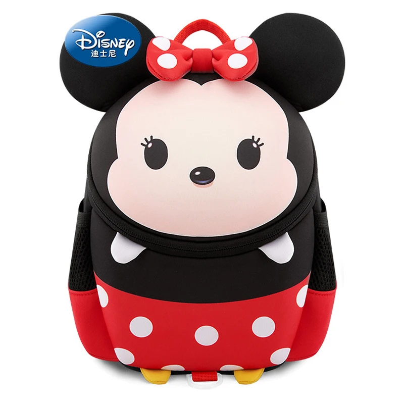 black Disney детские сумки мягкий подгузник сумки мультфильм Микки Минни Маус рюкзак уход за ребенком disney сумка для мамы Детская сумка - Цвет: black
