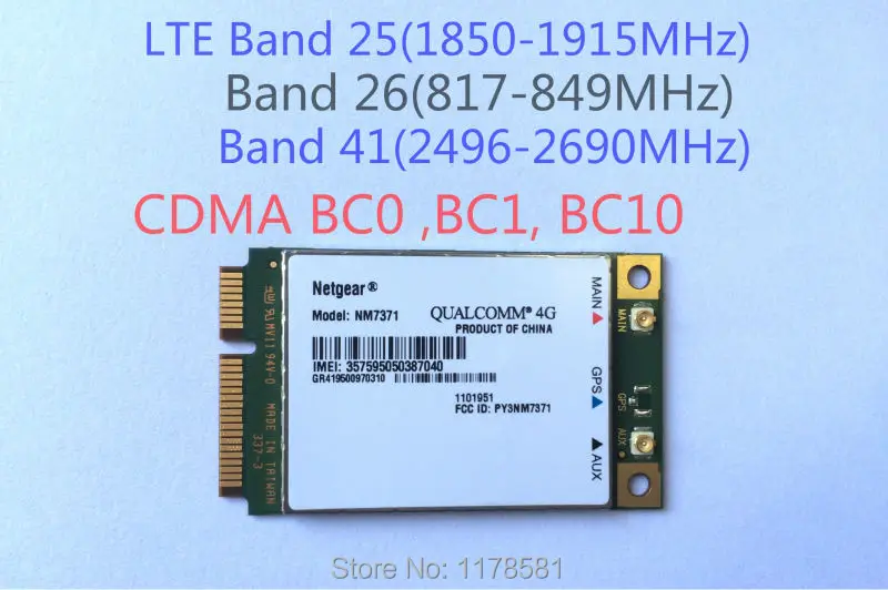 CDMA LTE мини-модуль для карт NM7371 4G модем рынка США | Компьютеры и офис