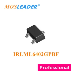 Mosleader IRLML6402G SOT23 3000PCS 20V P-Channel Rds = 65mR 100mR IRLML6402GTRPBF IRLML6402GTR IRLML6402GPBF Chinese High quality