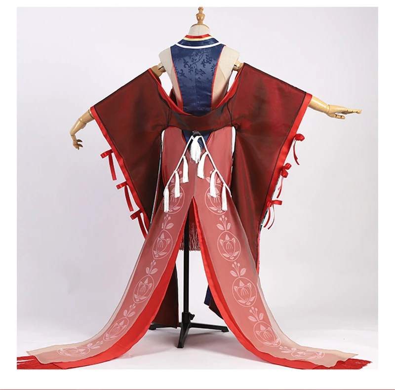 Game Onmyoji SSR Shiranui Awakening Cosplay Costome Women Anime Kimono Uniform Halloween Dress |