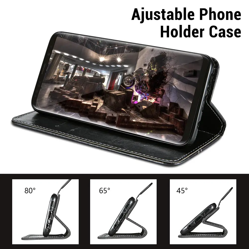 KISSCASE флип чехлы чехол на айфон 8 7 6S 6 для iPhone XS Max XR X Plus 5S Case кожа слот карт памяти
