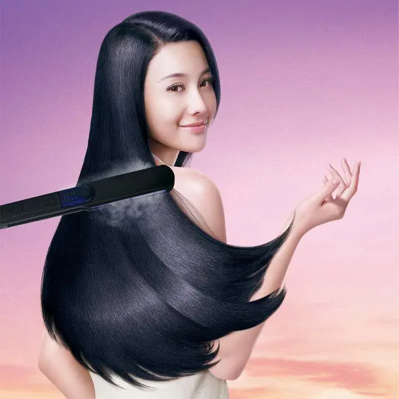 Новинка выпрямитель для волос с паром распылитель плоский утюжок керамический MCH