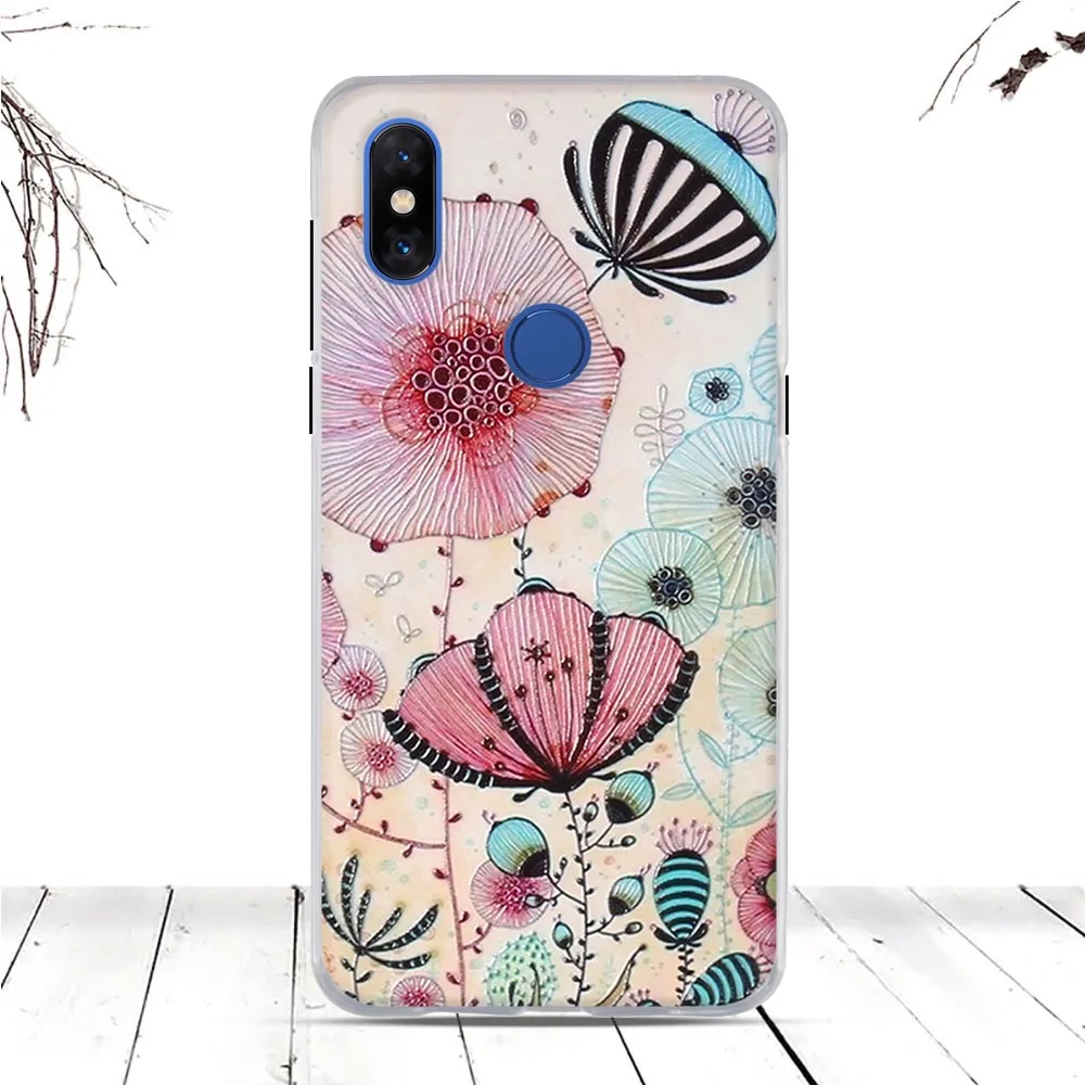 Чехол для Xiaomi Mi Mix 3 мягкий силиконовый чехол из ТПУ Роскошный телефона Fundas Coque