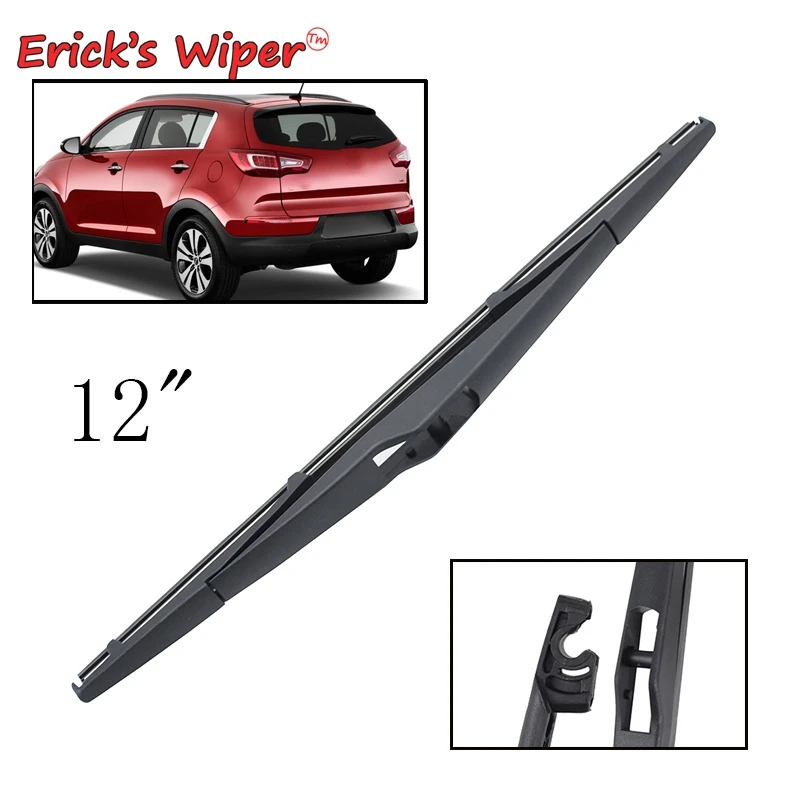 Erick's Wiper 12" Rear Wiper Blade For KIA Sportage SL 2010 - 2015 Windshield Windscreen Tailgate Window Rain Brush