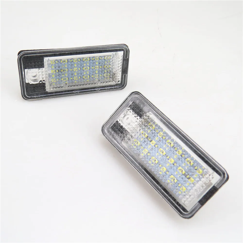 READXT 2X Автомобильный светодиодный номерной знак светильник 18 SMD СВЕТОДИОДНЫЙ лампы 12V светодиодные лампы для Audi A4 S4 RS4 B6 B7 A6 S6 Rs6 C6 A3 S3 A8 S8 D3 Q7