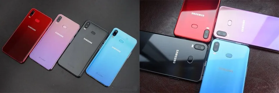 Смартфон samsung Galaxy A6s G6200, 6,0 дюймов, 6 ГБ ОЗУ, 128 Гб ПЗУ, Восьмиядерный мобильный телефон Snapdragon 660, 3300 мАч, мобильный телефон на базе Android