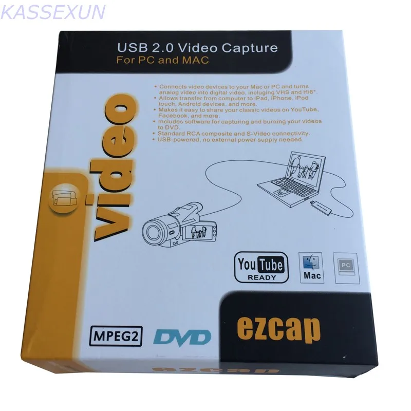 HD USB2.0 видео плата для захвата звука аналоговый преобразователь аудио цифровой MAC