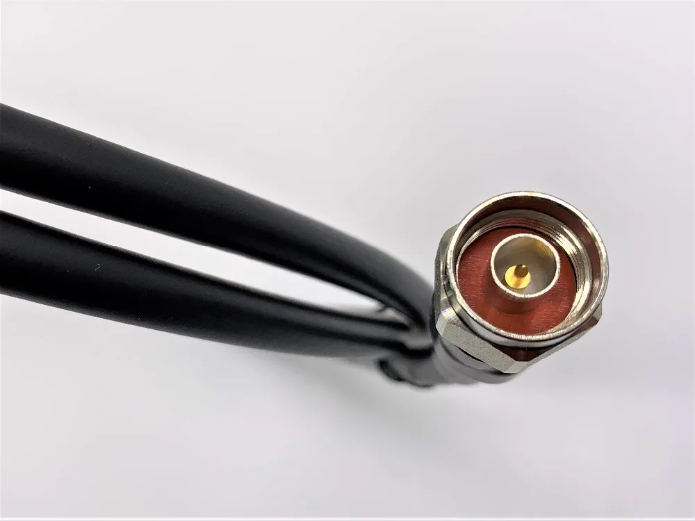 Коаксиальный кабель 50ohm RG8U 50-7 с разъемом N-male 3 м низкие потери для базовой