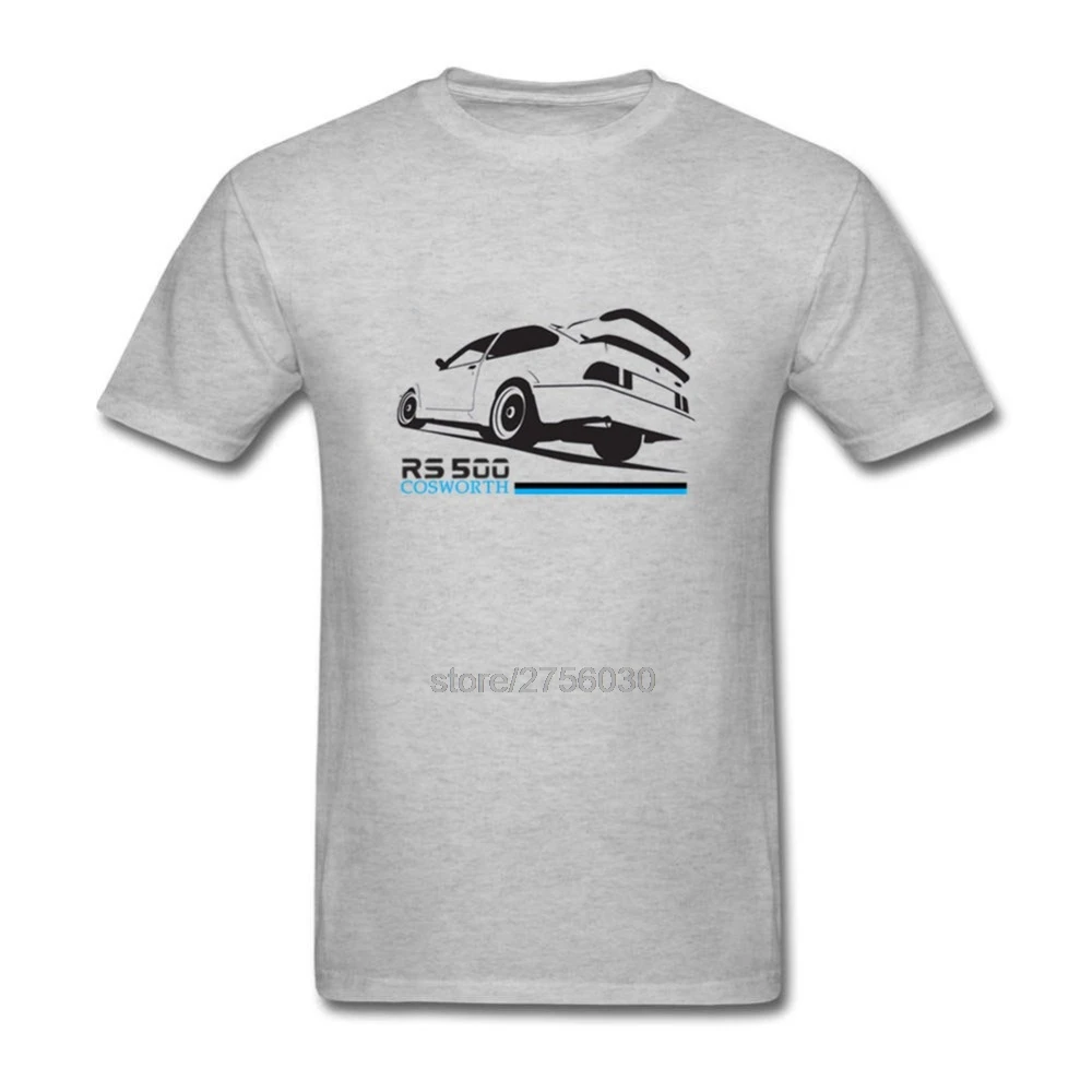 Новый Ford Sierra Cosworth RS500 ретро автомобиль Футболки забавные модные Для Мужчин Crewneck