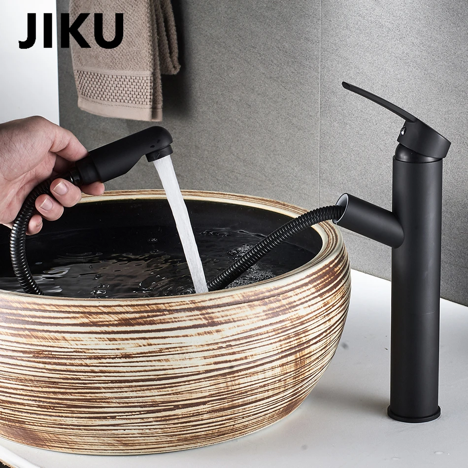 JIKU современный классический стиль смеситель для раковины холодной и горячей воды Torneira Da Bacia с одной ручкой смесители для раковины