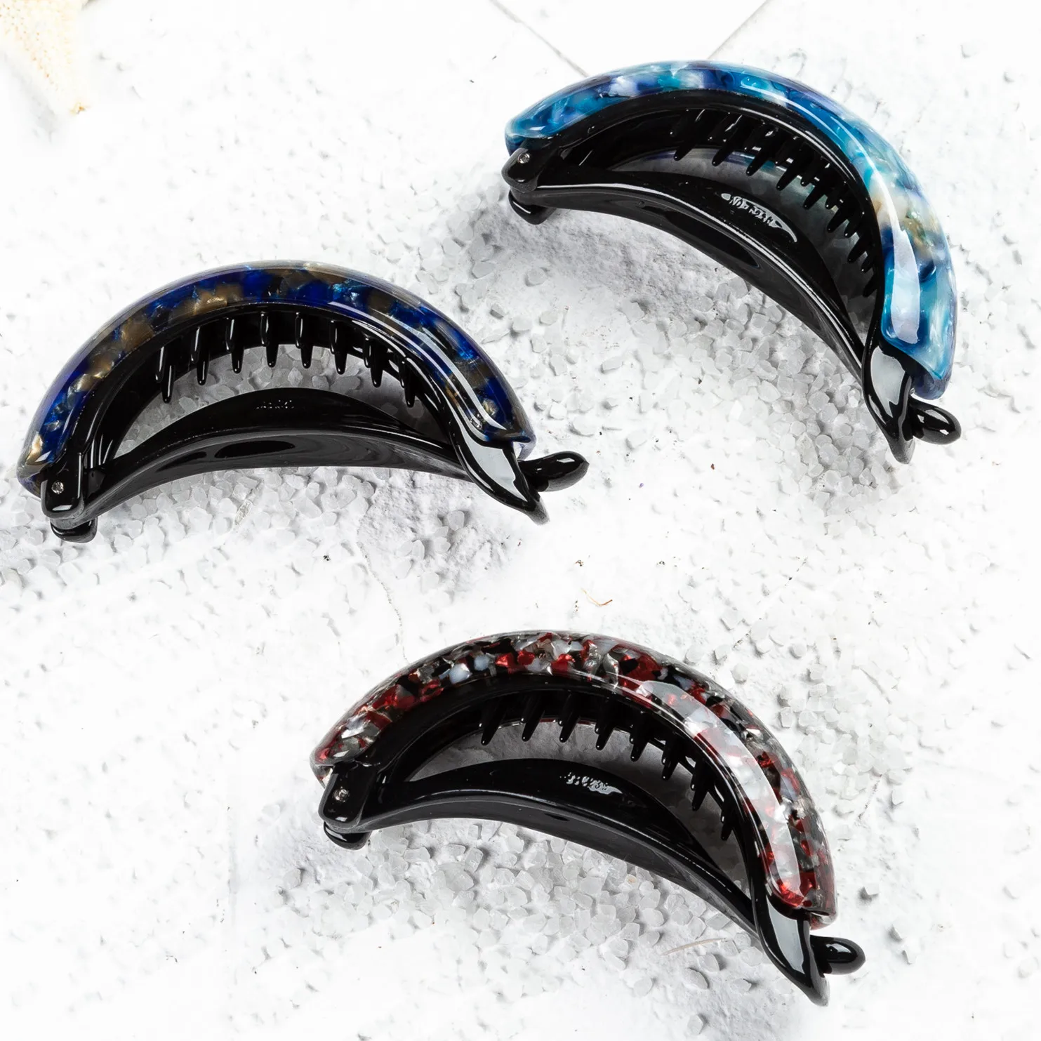 Yinminez заколки из ацетата заколка-пряжка для волос девочек заколка аксессуары 7 см