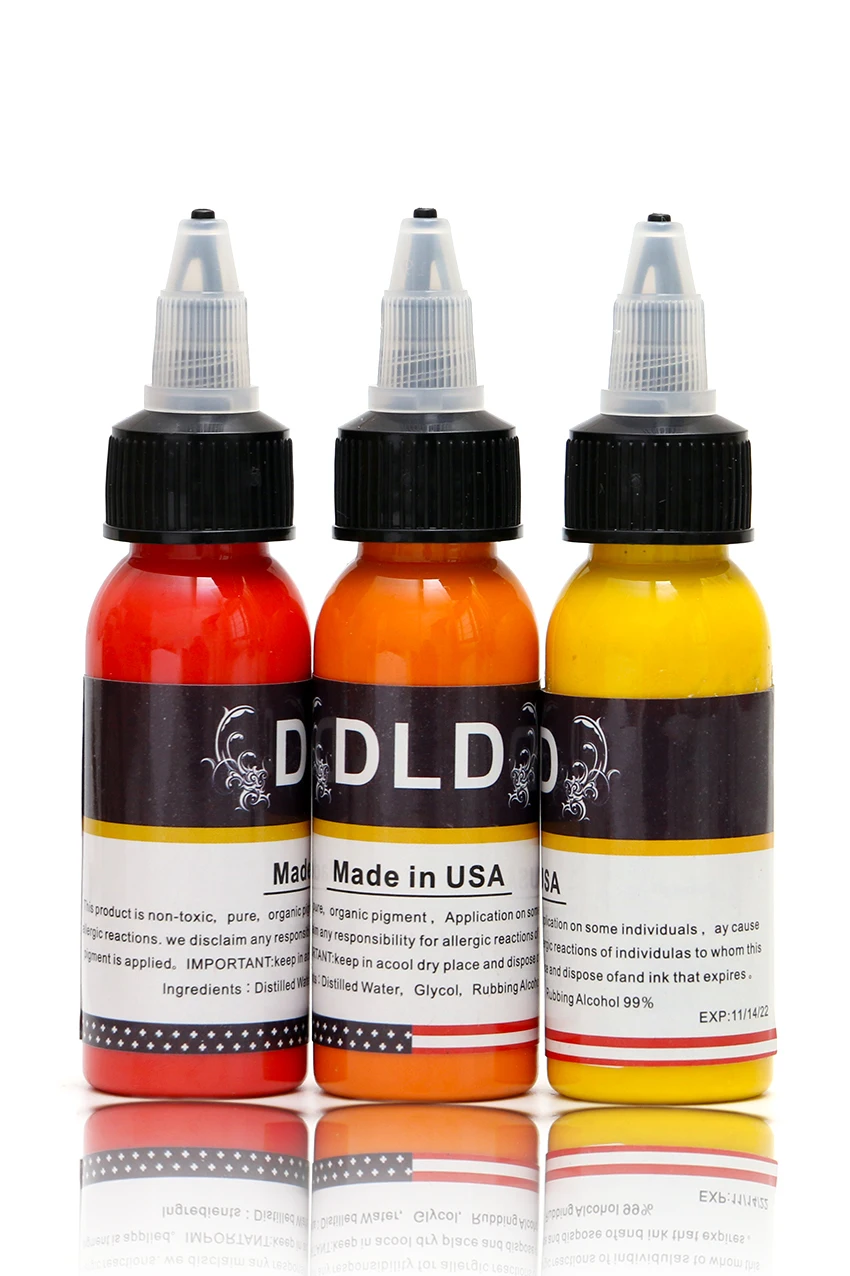 14 шт. набор чернил для тату микроблейдинг Перманентный макияж арт пигмент 30 мл