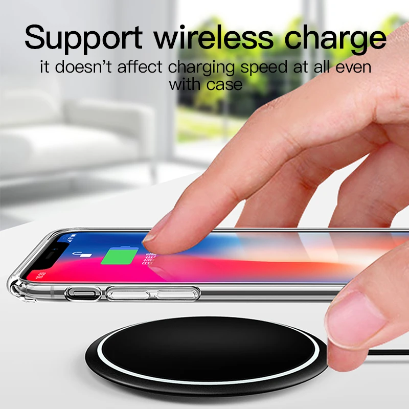 TOTU Air Cushion прозрачный чехол/Чехол/чехол для iPhone X XR Xs Max компактные Ультра Премиум