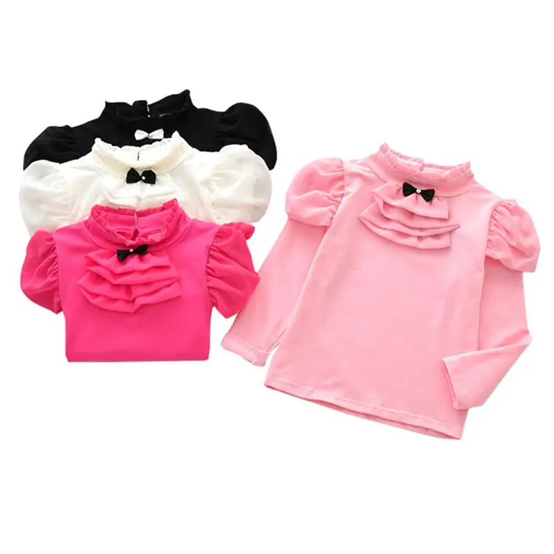 

T-shirt Baby Girl Clothes Spring winter Clothing Children design Soft Cotton T shirts Long-sleeved t-shirt for girls Tops
