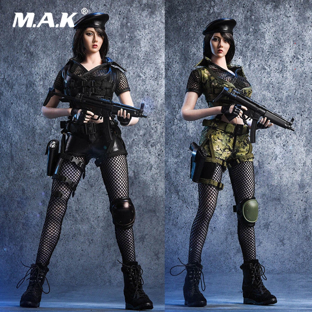 Женский соблазнительный однотонный комплект одежды 18XG13A/B 1/6 с аксессуарами набор