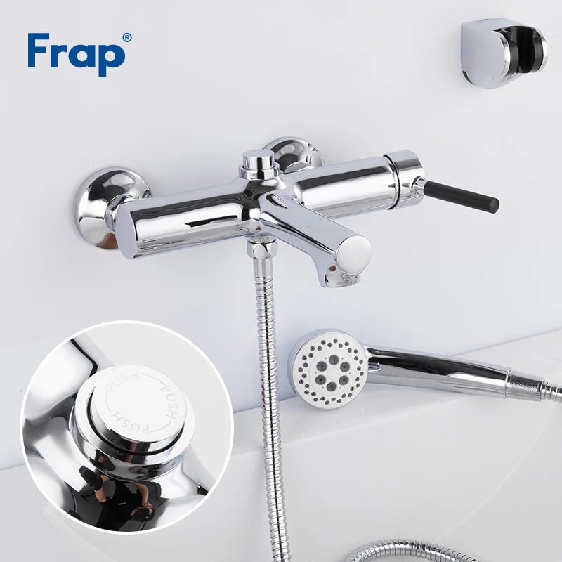 

FRAP Bathtub Faucets wall mounted shower bathroom faucet cold hot water bath mixer bathtub faucet bathroom tap robinet banheira