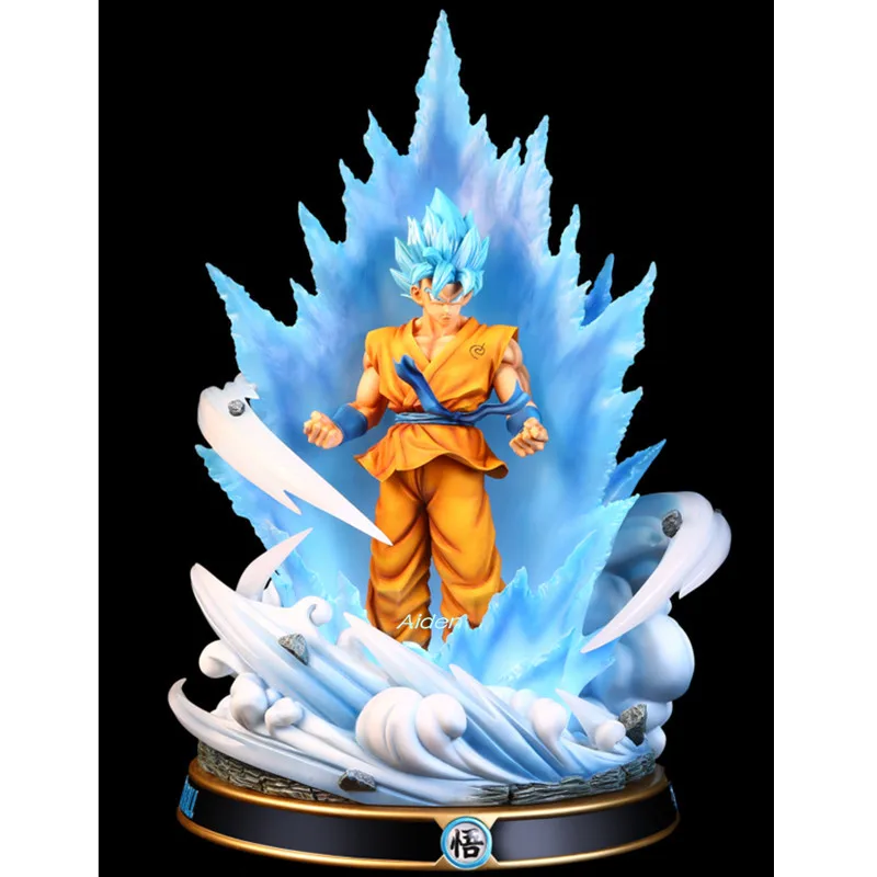 2" Dragon Ball Z статуя Saiyan бюст Сон Гоку полный Длина портрет Kakarotto Гоку Cyberblue анимационная фигурка GK Ящик для игрушек 50 см B777