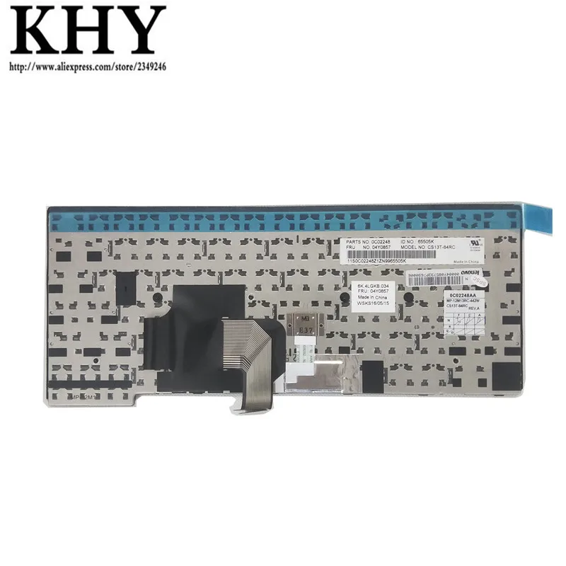 Новая Оригинальная клавиатура TW для ThinkPad L440 L450 L460 T431S T440 T440P T440S T450 T450S T460 FRU 04Y0857 04Y0895