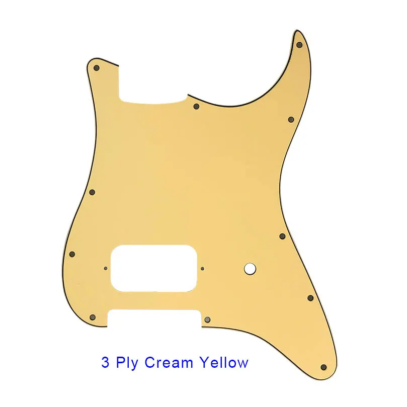 Pleroo гитара 11 винтовых отверстий накладки костюм для fender Tom Delonge гитара Stratocaster US spec Strat с мостом Humbucker