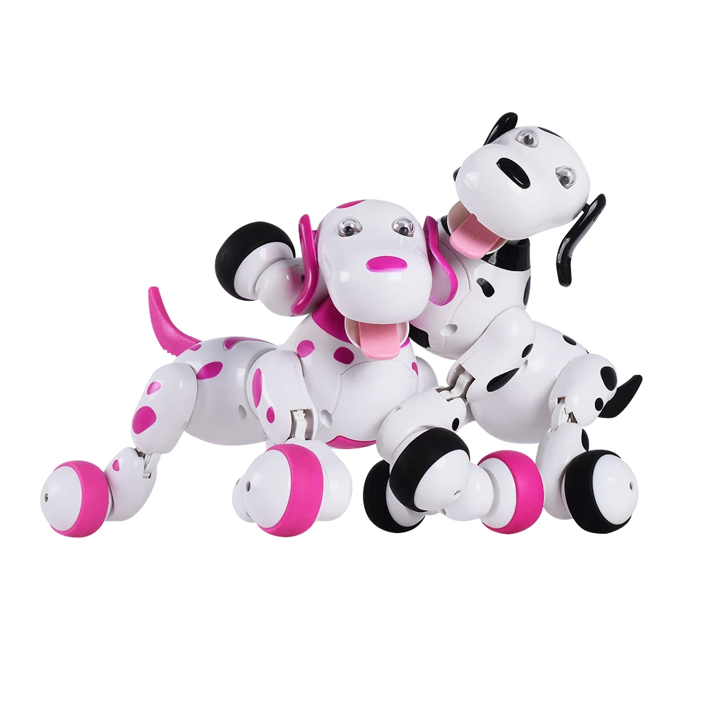 777-338 подарок на день рождения RC zoomer dog 2,4G беспроводной пульт дистанционного управления умная собака электронный питомец Развивающие детские игрушки Робот Игрушки