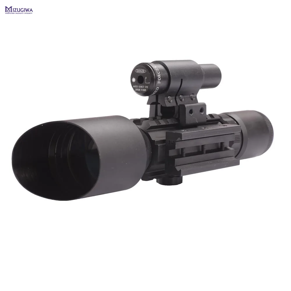 M9 3 10x42 Mil Dot компактный прицел с подсветкой красно Зеленая Сетка точечный красным
